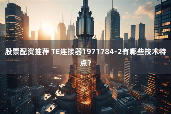 股票配资推荐 TE连接器1971784-2有哪些技术特点？